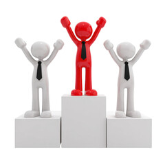 Leader Triumphs on Podium Among Teammates