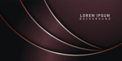 Curved with lines background. On white background. Vector illustration.