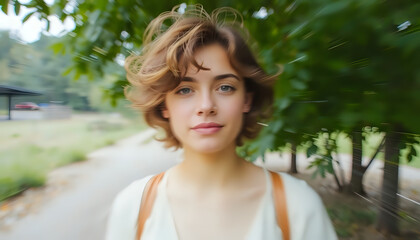 A random photo effect of someone living every minute of every day. Informal art.