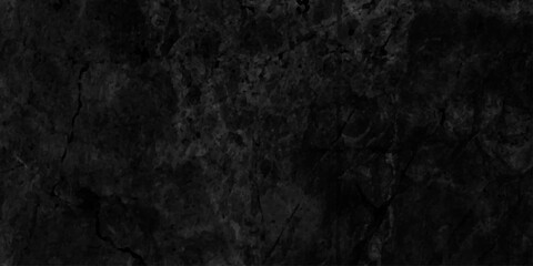 Dark cement wall in vintage style, abstract black dark wall texture, grunge textured panoramic background, abstract grey color design are light with Panorama dark gray stone wall background,