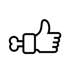 thumb up halloween icon