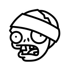 zombie head icon