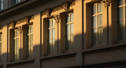 old building in the evening