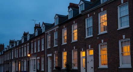 old houses in the city