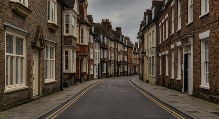Fototapeta premium narrow street in the old town