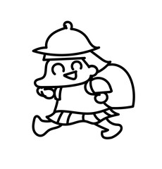 走るシリーズ・小学生女の子４