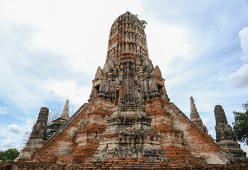 The main pagoda at Wat Chaiwatthanaram, Ayutthaya Historical Park, Thailand
