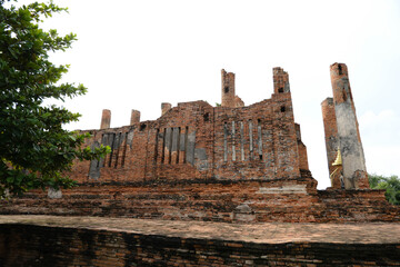 Historical sites in Wat Thammikarat, Ayutthaya