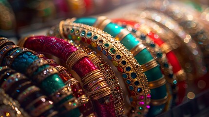 A photo of abstract bangles