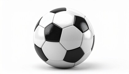 soccer ball isolated on white
