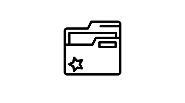 file folder animated icon