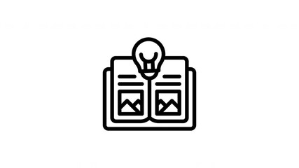 knowledge base animated icon