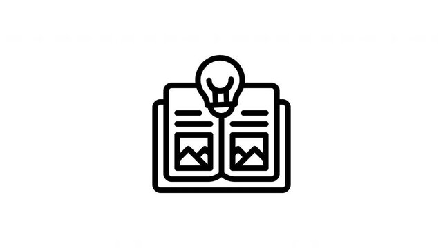knowledge base animated icon