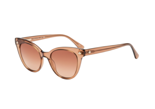 Elegant brown cat eye sunglasses isolated, fashion eyewear with gradient lenses for sun protection and style - Powered by Adobe