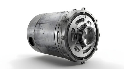 Heavy-Duty Cylindrical Machine Housing or Motor Casing