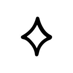 Cute sparkle in doodle style