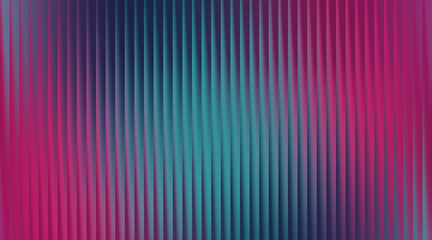 Abstract background with vertical corrugated lines in a vibrant teal and magenta gradient.