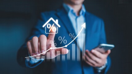 Boost your real estate portfolio with rising interest rates and market trends, featuring a modern professional analysis and data driven investment strategy