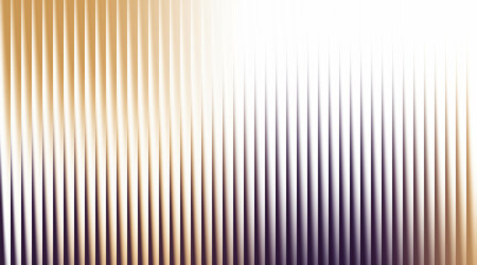 Abstract vertical lines with a gradient from warm gold to cool purple and white.