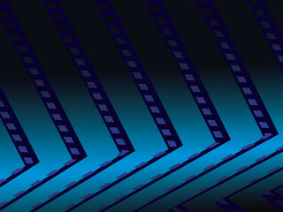 Premium background design with diagonal dark blue stripes pattern. Vector horizontal template for digital lux business banner, contemporary formal invitation, luxury voucher, prestigious gift certific