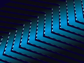 Premium background design with diagonal dark blue stripes pattern. Vector horizontal template for digital lux business banner, contemporary formal invitation, luxury voucher, prestigious gift certific