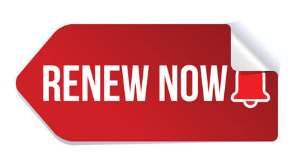Renew Now Sticker Vector Template Collection – Editable Labels and Web Elements