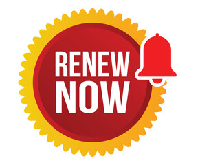 Renew Now Sticker Vector Template Collection – Editable Labels and Web Elements