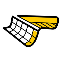 Gutter guard mesh for drainage protection in yellow and black design  