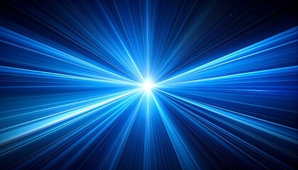 Blue Light Burst - A Concentrated Energy Field.