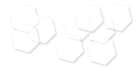 Abstract Hexagon Pattern on White. Bright white abstract hexagon wallpaper or background -3d render. abstract geometric pattern of white hexagons, hexagon concept design abstract technology background