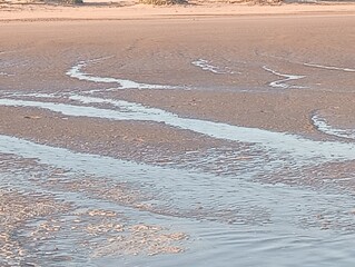 Streams on the beach