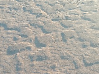  patterns in the damp sand 