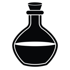 potion bottle vector icon on white background 