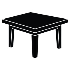 table vector icon on white background
