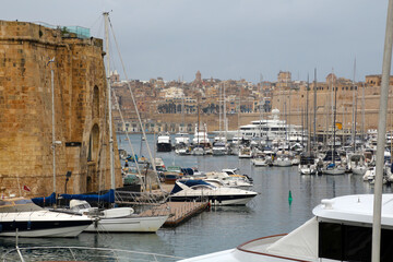 The Grand Harbor of Valletta, Malta 