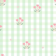 Cute floral seamless pattern with flowers and branches. Wildflower vector illustration in spring or summer. Elegant template for fabric, wallpaper, stationery, wrapping, card, and phone cases.