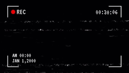 Cam Camera Recording Old VHS Tape Display operlay