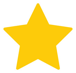 Star simple icon Rating star. Vector illustration.