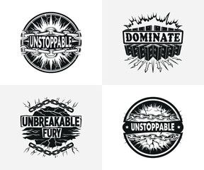 Creative Branding illustration T-shirt EPS Print-Ready Design Templates