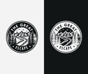 Creative Branding illustration T-shirt EPS Print-Ready Design Templates