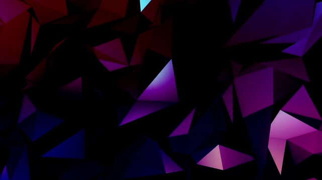 abstract purple background with triangles