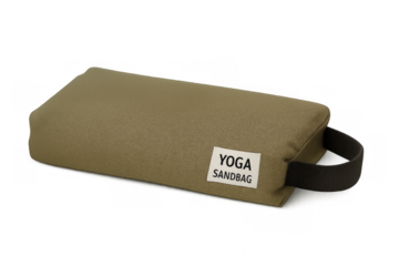 Yoga sandbag prop for fitness exercise and meditation