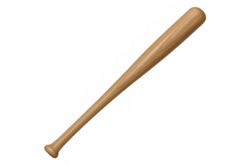 Wooden baseball bat for playing baseball game