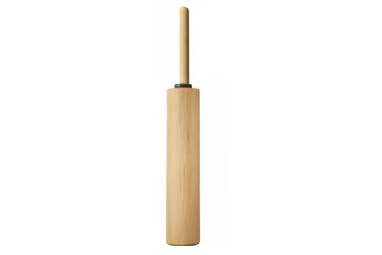 Cricket bat isolated on transparent background for sport games