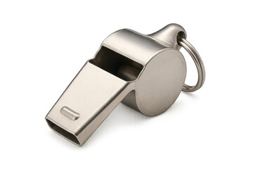 Metal whistle for sport, referee, coaches, and security