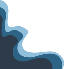 Wavy Paper Cut Corner