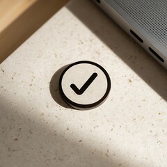 arrow sign on wooden background