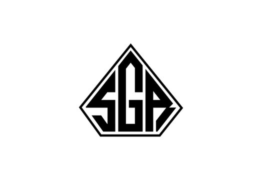 SGR Custom Monogram Logo Design.