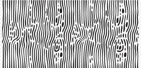 Abstract Organic Black and White Pattern