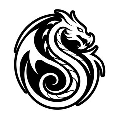 Pack of Glyph Style Dragon Symbols 

